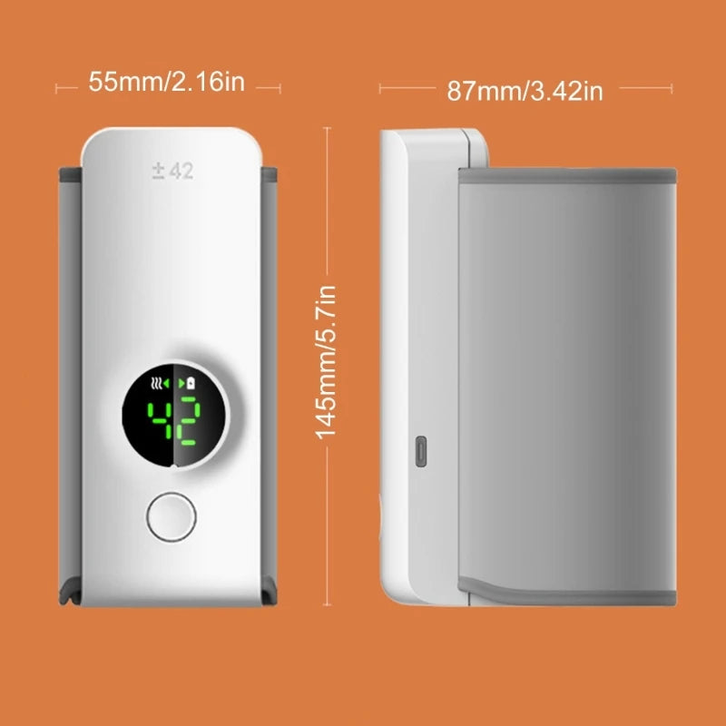 Cordless Portable Baby Bottle Warmer – USB Rechargeable Travel Milk Heater for Parents