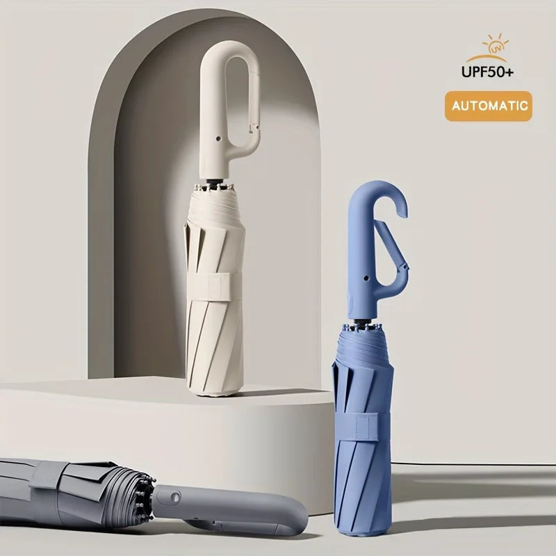 Men’s Windproof Automatic Folding Umbrella – 30 Bone Reinforced, Waterproof & Durable Travel Umbrella