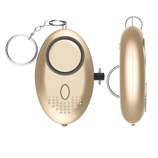 130dB Personal Safety Alarm Keychain for Women, Kids & Elderly – Loud Self-Defense Siren with LED Light, Emergency Security Alert for Travel, Night Walks & Outdoor Safety (3.1 x 1.2 x 0.7 Inches)